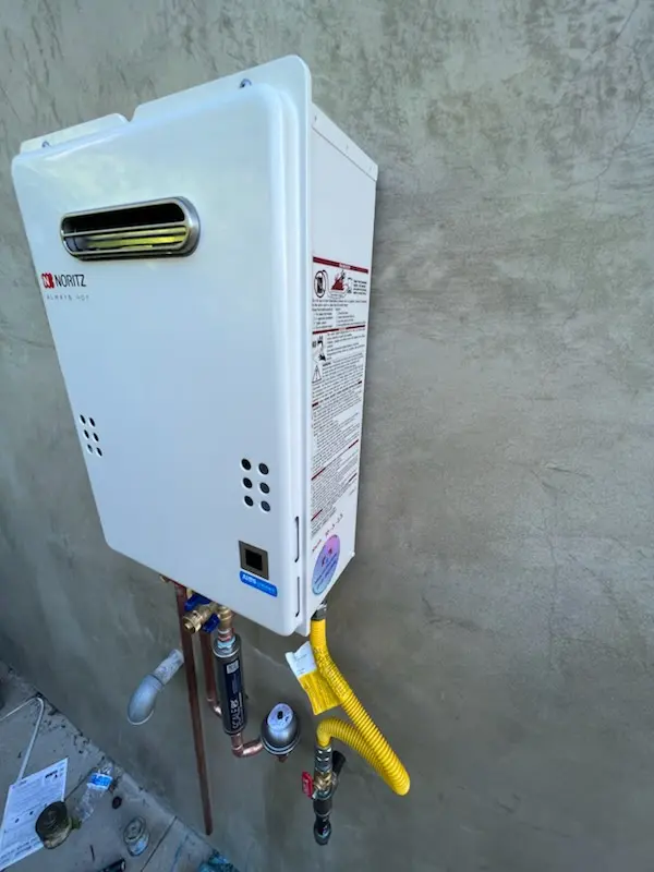 Tankless water heater installation for Lacey homes